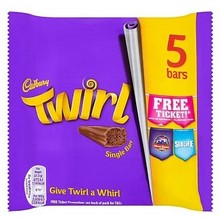 Cadbury - Twirl 5-Pack 100 Gram