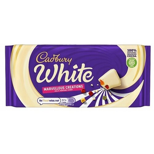 Cadbury - White Jelly Popping Candy 160 Gram