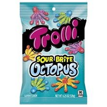 Trolli - Sour Brite Octopus 120 Gram
