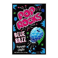 Pop Rocks Pop Rocks - Blue Razz Candy 9 Gram