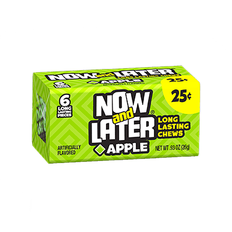 Now & Later Now & Later - Chewy Apple 26 Gram Now & Later Now & Later - Chewy Apple 26 Gram