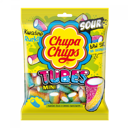 Chupa Chups Chupa Chups - Sour Tubes Mini 90 Gram