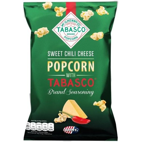 Jimmy's - Tabasco Sweet Chili Cheese Popcorn 90 Gram