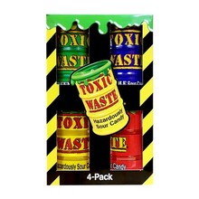 Toxic Waste - 4-pack Assorted Drum Gift 4x42 Gram