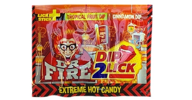 Dr. Fire Dr. Fire - Dip 2 Lick Extreme Hot Candy 18 Gram Dr. Fire Dr. Fire - Dip 2 Lick Extreme Hot Candy 18 Gram
