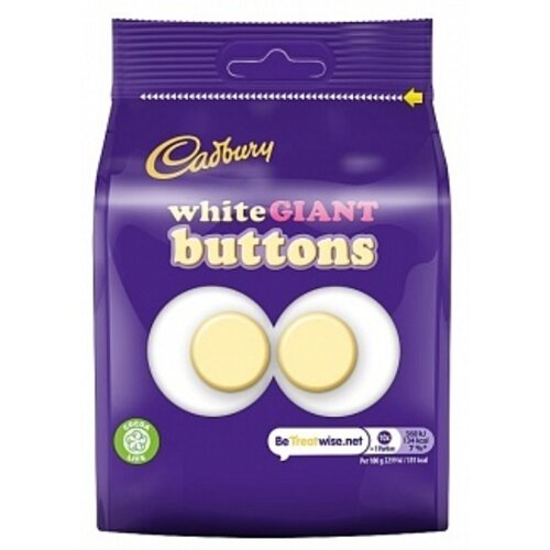 Cadbury - White Giant Buttons 95 Gram