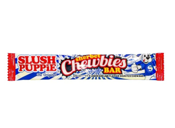 Slush Puppie Slush Puppie - Sherbet Chewbies Bars 25 Gram Slush Puppie Slush Puppie - Sherbet Chewbies Bars 25 Gram