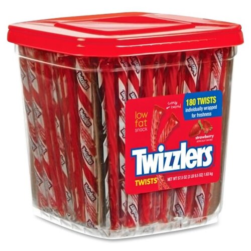 Twizzlers - Strawberry 180 Stuks 1630 Gram