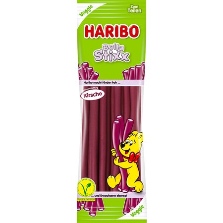 Haribo Haribo - Balla Stixx Kirsch Veggie 200 Gram