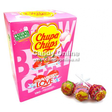 Chupa Chups - Strawberry Love 12 Gram 150 Stuks