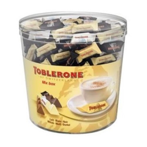 Toblerone - Mix Box 904 Gram +/- 113 Stuks Toblerone - Mix Box 904 Gram +/- 113 Stuks