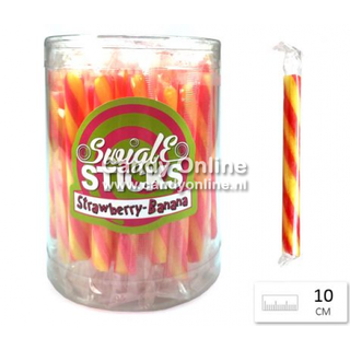 Swigle - Sticks Banana Strawberry 10 Gram 50 Stuks