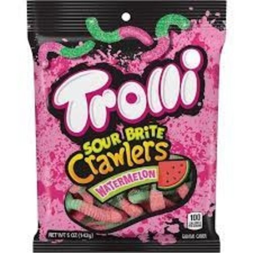 Trolli - Sour Brite Crawlers Watermelon 141 Gram