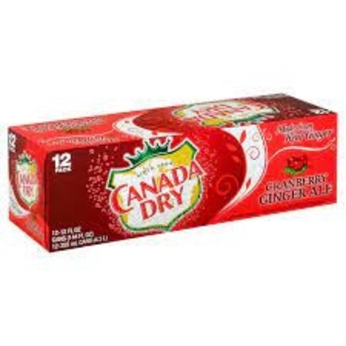 Canada Dry - Cranberry Ginger Ale 355ml 12-Pack