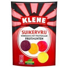 Klene - Fruitmunten 110 Gram (suikervrij)