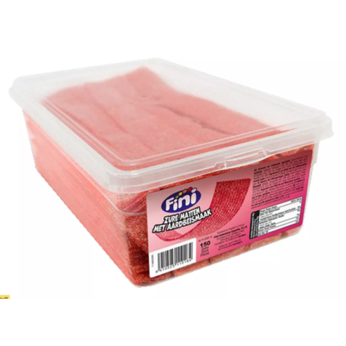 Fini - Zure Aardbeimatten 150 Stuks