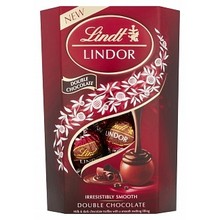 Lindt - Lindor Double Chocolate Cornet 200 Gram