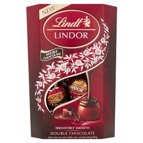 Lindt - Lindor Double Chocolate Cornet 200 Gram