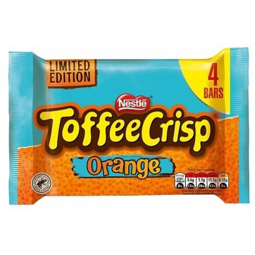Nestle - Toffee Crisp Orange 4-Pack 124 Gram