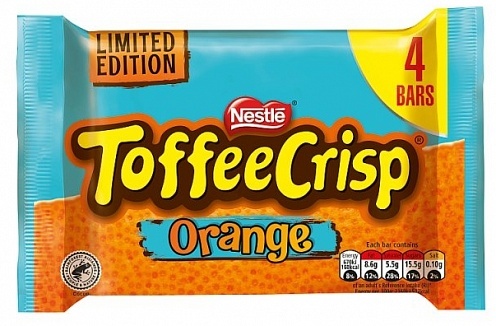 Nestle Nestle – Toffee Crisp Orange 4-Pack 124 Gram