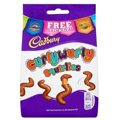 Cadbury - Curly Wurly Squirlies 95 Gram