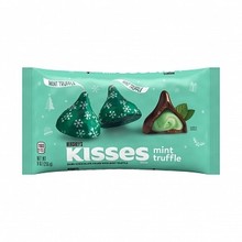 Hershey's - Dark Chocolate Kisses With Mint Truffle 255 Gram