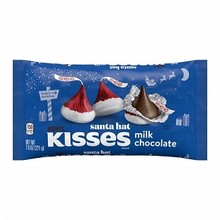 Hershey's - Milk Chocolate Kisses Santa Hat 221 Gram