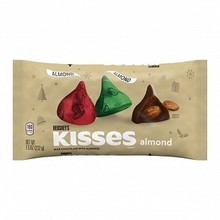 Hershey's - Milk Chocolate Kisses Almond 213 Gram