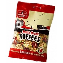 Walkers - Nonsuch Nutty Brazil Toffees Bag 150 Gram