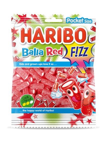 Haribo Haribo - Balla Red Fizz 70 Gram afbeelding