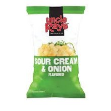 Uncle Ray's - Potato Chips Sour & Onion 120 Gram