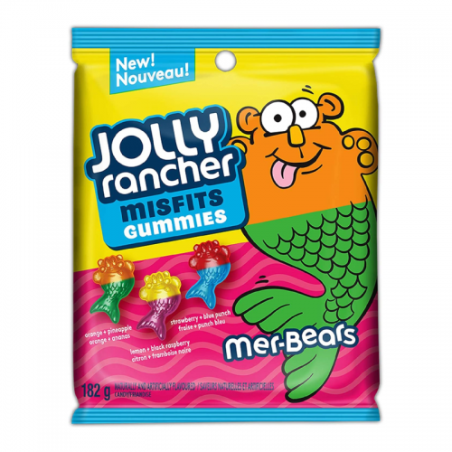 Jolly Rancher - Misfits Gummies Assorted Mer-Bears 182 Gram