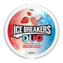Ice Breakers - DUO Strawberry Mints 36 Gram