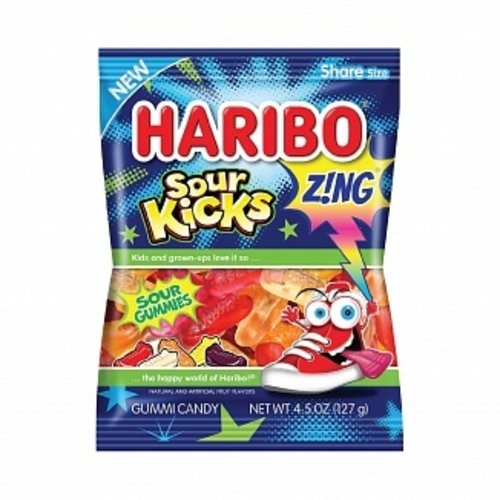 Haribo - Zing Sour Kicks 127 Gram