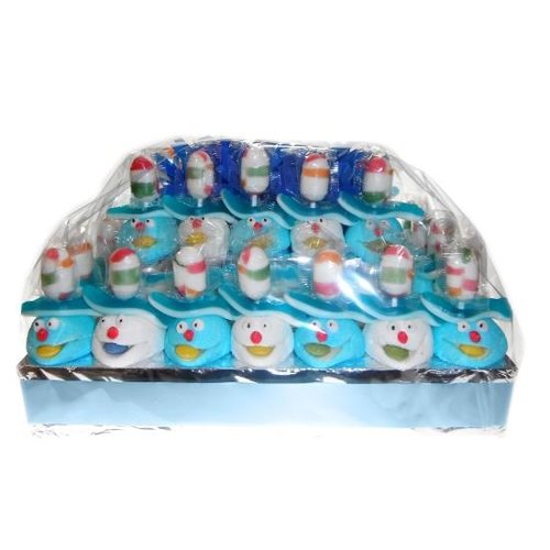 Snoeptraktatie - Jongens Blauw/Wit Lolly 30 Stuks