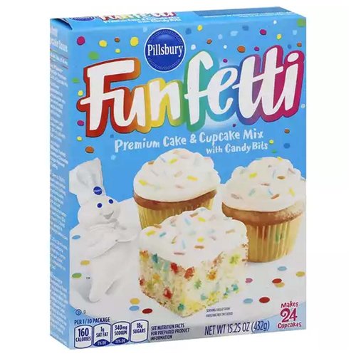 Pillsbury - Fun Fetti Cake & Cupcake Mix 432 Gram