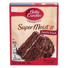 Betty Crocker - Super Moist Devils Food Cake Mix 432 Gram