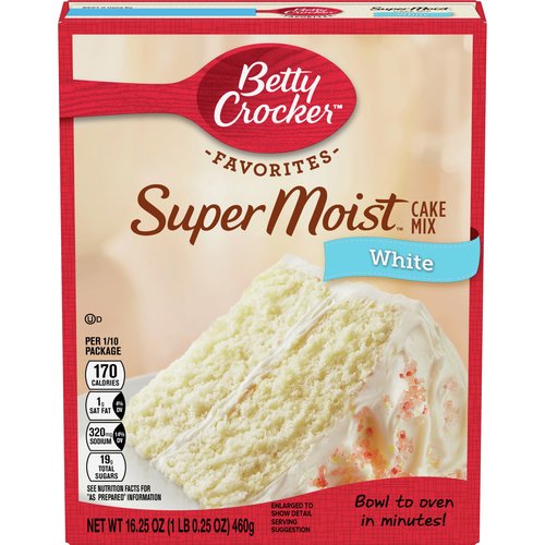 Betty Crocker - Super Moist White Cake Mix 432 Gram