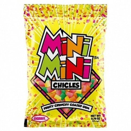 Mini Mini Chicles Fruit Gum 22 Gram
