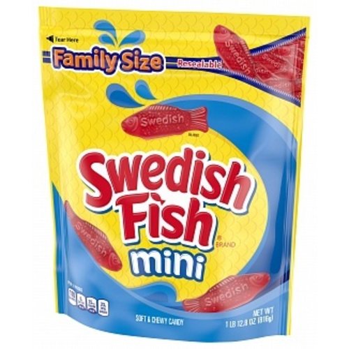 Swedish Fish - Mini Family Size 816 Gram
