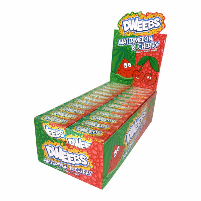 Image of Dweebs Dweebs - Watermelon & Cherry 45 Gram 24 Stuks 141047406