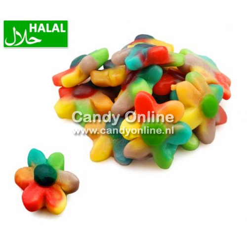 Dolce Plus - Jelly Rainbow Flowers 250 Gram (Halal)