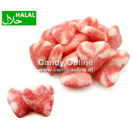 Dolce Plus -Sugared Strawberry Twist Heart 250 Gram (Halal)