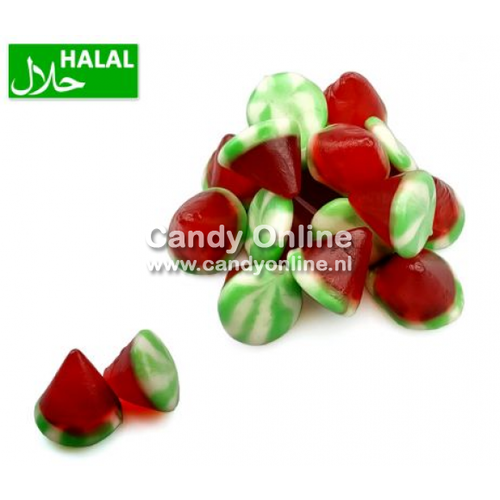 Dolce Plus - Jelly Strawberry Cones 1 Kilo (Halal)