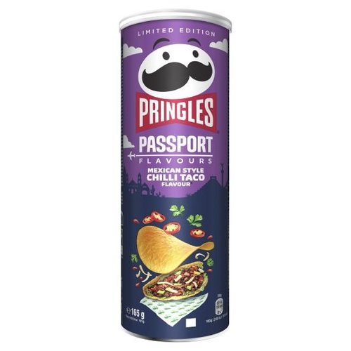 Pringles - Mexican Chilli Taco 185 Gram