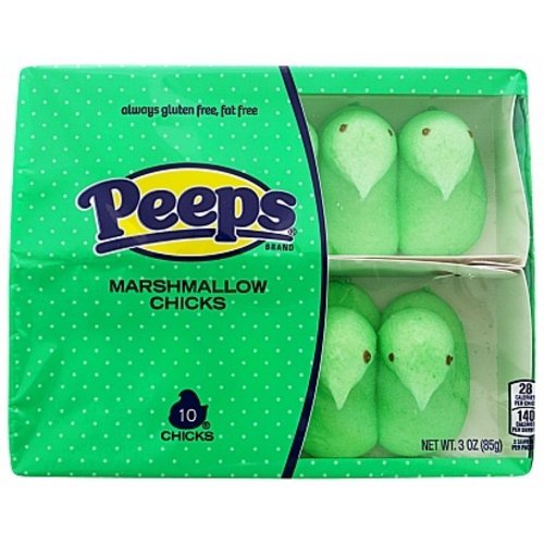 Peeps - Green Marshmallow Chicks 85 Gram