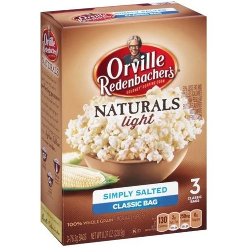 Orville Redenbacher - Popcorn Naturals Lite Salted 3-Pack