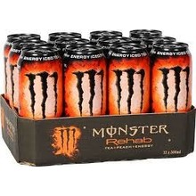 Monster -Rehab Peach 500ml 12 Blikjes