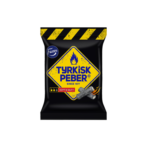 Fazer - Tyrkisk Peber Soft & Salty Liquorice 120 Gram