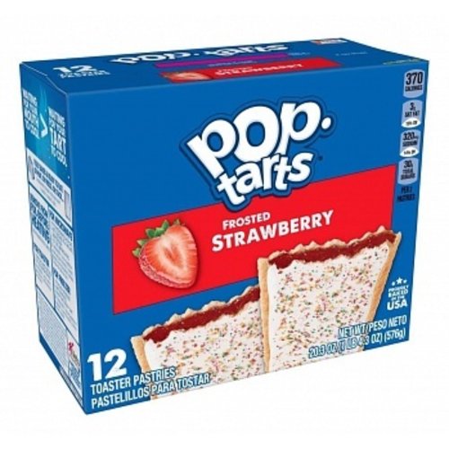 Kellogg's - Pop-Tarts Frosted Strawberry 576 Gram